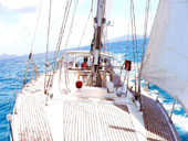 spacious deck